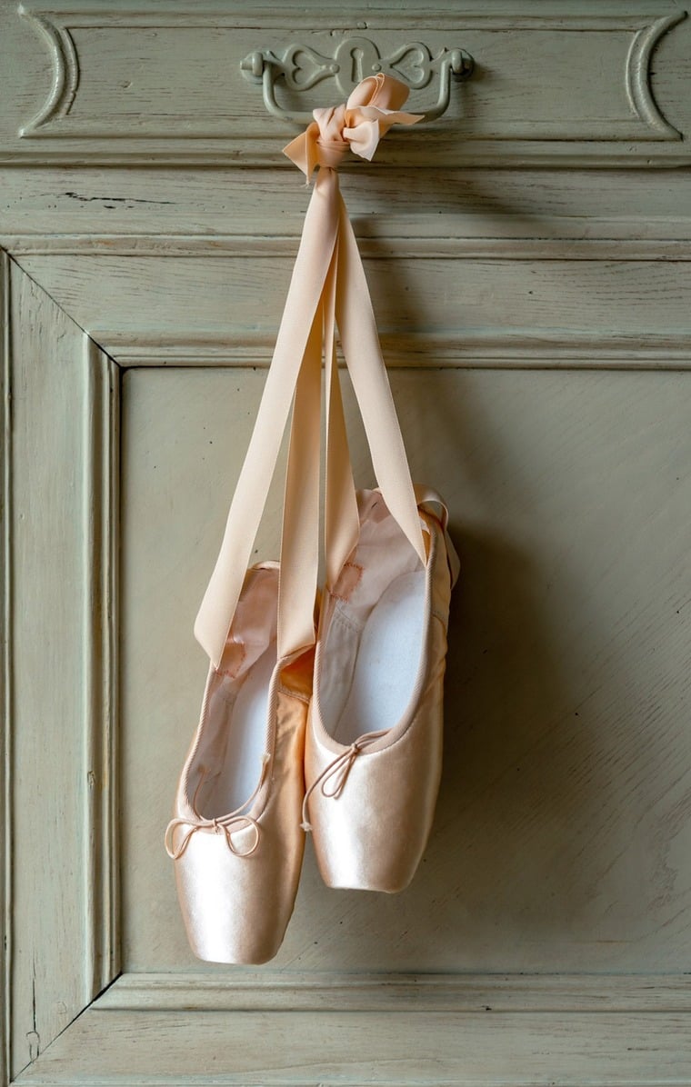 ballerines roses de danse classique