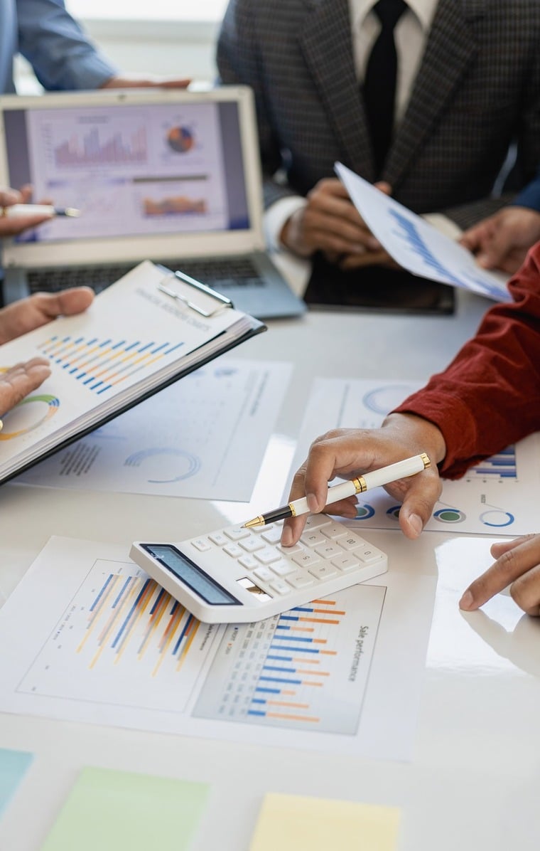 calculette schémas réunion de travail